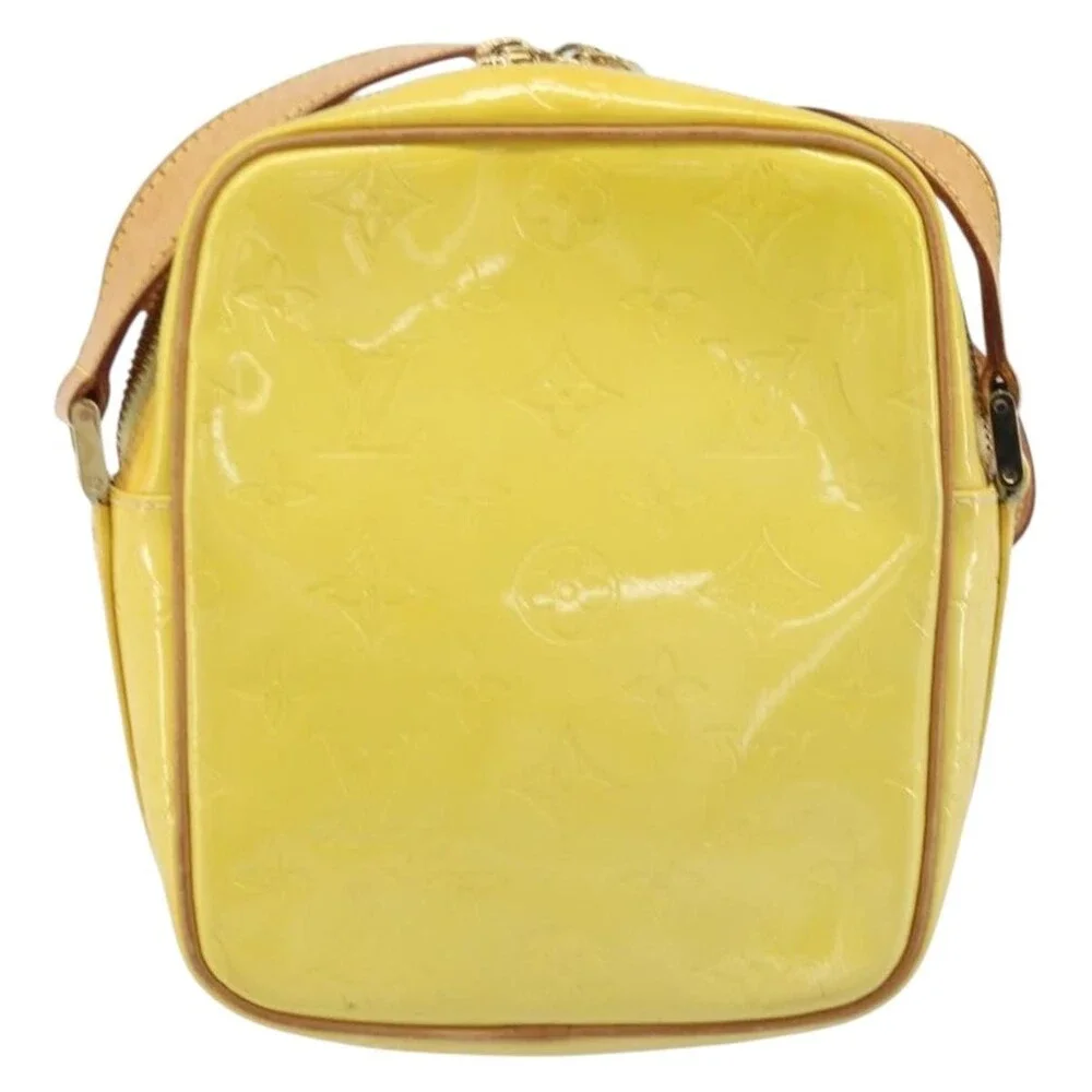 Louis Vuitton Monogram Vernis Wooster Bag Lime Yellow